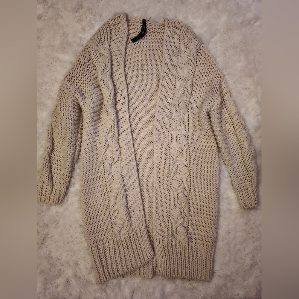 Cozy Cable Knit Cardigan Sweater
